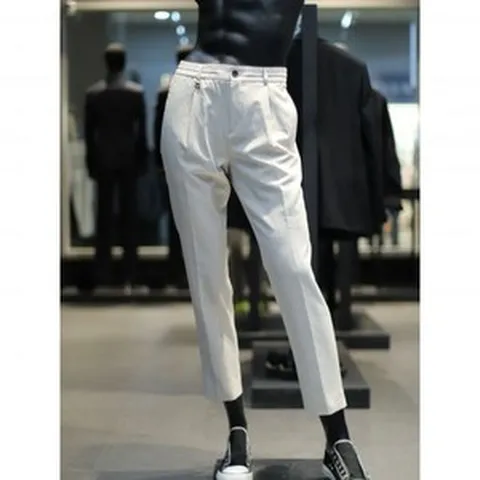 지오송지오 24SS ZG3PT352BE 타임리스 밴딩 스트링 팬츠 베이지 백화점 아울렛 (3729689)