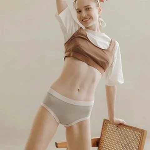 라페어(L'AFFAIR) <라페어>레트로레이디 무드 솔리드 인견 팬티 5종 패키지 LWHFW254-MT