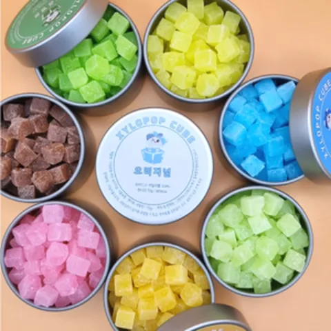 [무설탕] 자일리톨 사탕 100% 무설탕 캔디 무가당 사탕 아기 유아 어린이 캔디 5개 구매시 1개 서비스 지급