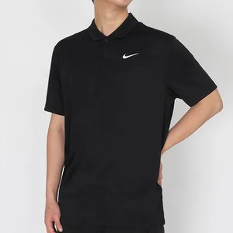 나이키 검정 반팔 카라티 테니스 폴로티셔츠 기능성 상의 스포츠 트레이닝 숏슬리브 통기성 좋은 반팔티셔츠