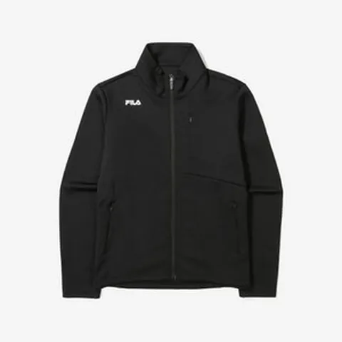 휠라 여성 베이직 담보루 기본 트레이닝 자켓 FS2FTE3251F BLK