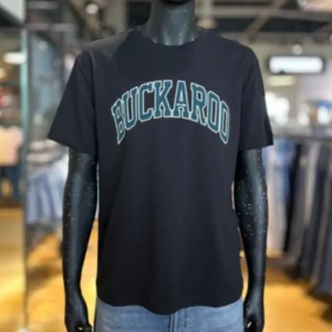 [버커루] [BUCKAROO] [매니저강강추] [2024 여름 신상이~이가격이라고~?!] 공용 M~XXL까지 BKR 고딕체 빅 레터링 심플 ST.시원한 냉감 반팔 티셔츠