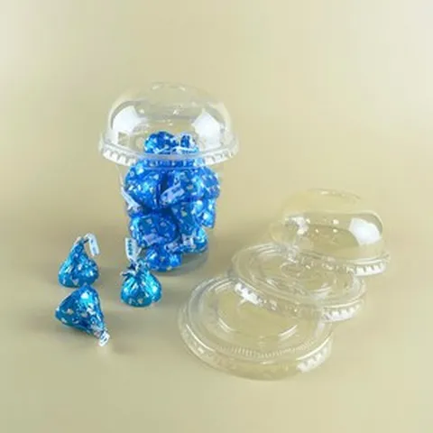 [소분판매] 78파이 8온스 아이스컵+뚜껑 100세트 (돔 플랫 타공 무타공 선택) 테이크아웃 투명 PET, 8온스 아이스컵+돔뚜껑(무타공) 100세트, 240ml