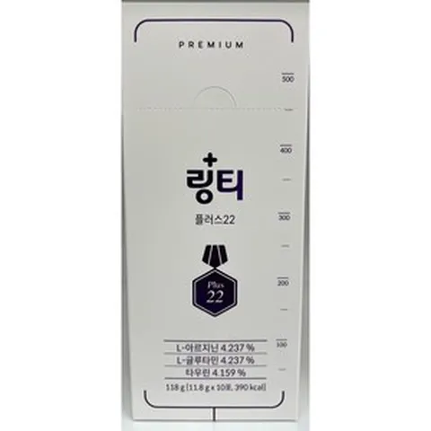 [링티] 링티 플러스22 (11.82g ) 링티플러스 신제품_마시는 링거워터! (3 BOX 이상구매시 링티 전용 보틀 증정!), 11.82g, 10개