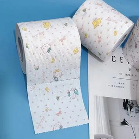 천연 소품 센스있는 세트 산리오 캐릭터 키티화장지 6롤세트 집들이 6개 두루마리휴지, kt 캣츠프린트 롤페이퍼[고품질❤️퀵발송], 열 권