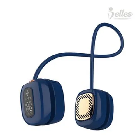 벨레스 포켓팬 WINDY 넥밴드 선풍기, 네이비, BLSC-608