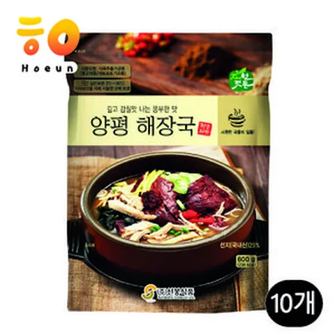 선봉식품 양평 해장국, 600g, 10개, 600g