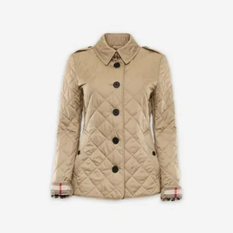 [버버리] [명품] 프랭크비 여성 퀼팅 자켓 베이지 8065872 여주아울렛 8065872