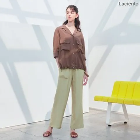 [론칭가 69900원] 라씨엔토 24SS 미국 Naia™ 아세테이트 100% 밴딩 팬츠 2종