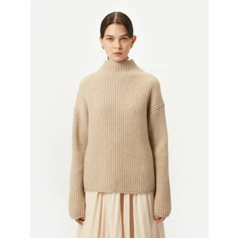 Gobi 고비 캐시미어고비 오가닉 캐시미어 컬러 MockNeck 스웨터 니트 웜그레이 307770