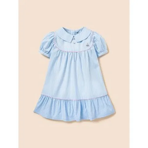 빈폴키즈 *시즌오프30%*[BEANPOLE 키즈] 스트라이프 베이비돌 원피스 스카이 블루 (BI4371G07Q)