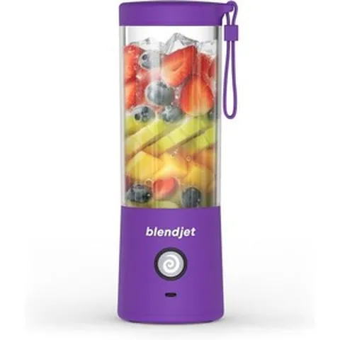 스무디 & 쉐이크용 블렌드젯 휴대용 블렌더 - 16온스 블렌드젯 2 무선 개인용 및 소형 블렌더 USB-C 충전식 셀프 클리닝 - 스테인리스 스틸 블레이드(글레이셔)가 포함, 슬레이트