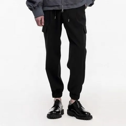 지오송지오 조거 밴딩 팬츠 블랙 ZF2PT207BK