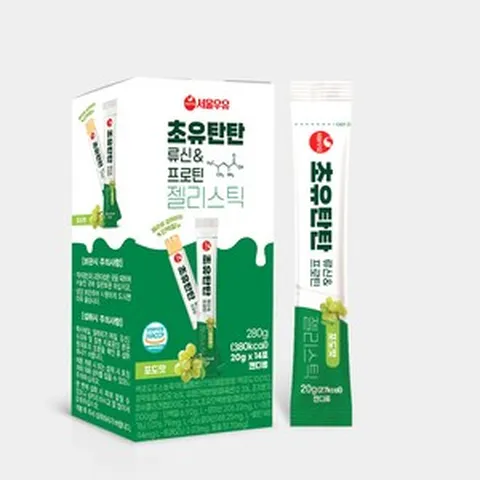 1+1 서울우유 초유탄탄 류신&프로틴 아르기닌 콜라겐 젤리스틱 면역젤리 비타민젤리 영양제, 2개