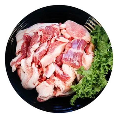 24시내고향 제주 흑돼지 뒷고기 모음 1kg (500g+500g) 구이용, 1개, 500g