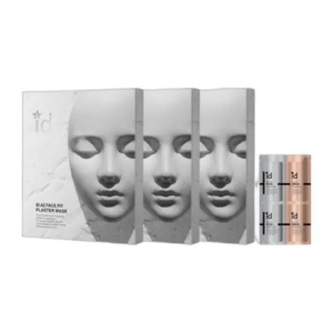 아이디플라코스메틱 아이디 석고팩 3박스 12매 12주관리분 모공탄력 피지제거 1021540, 3개