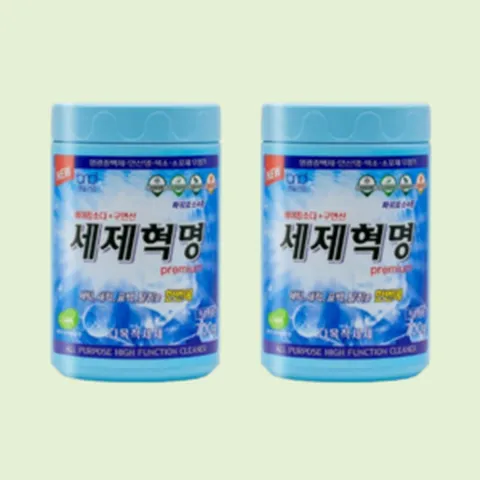비엔디생활건강 세제혁명 프리미엄 다목적 세제 700g 2개 깨끗한빨래