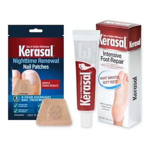 케라셀네일 케라셀 나이트타임 패치 14매 케라셀풋크림 30g 손발톱영양제 발각질풋케어 11203527 Kerasal Nighttime Renewal Nail Patches 인텐시, 나이트타임 패치 14매 + 풋크림 30g