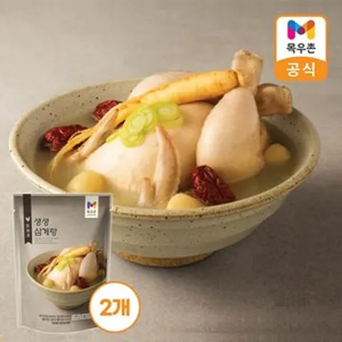 몸보신 목우촌 생생 삼계탕 1kgx2개 (2인세트), 2개