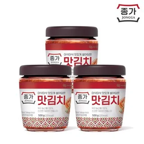 신세계라이브쇼핑 (m)[종가] 맛김치500g(PET) x 3ea