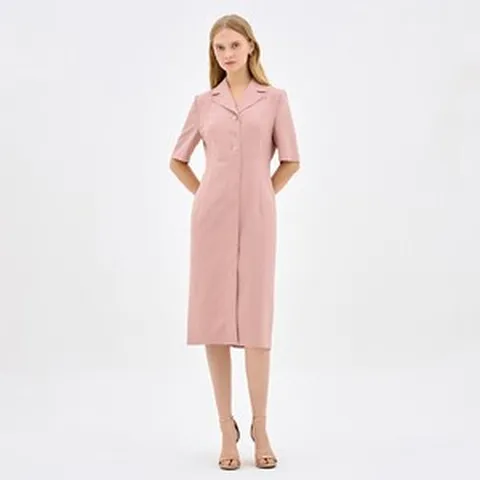 S쏠레지아 에스쏠레지아 벨티드 H라인 원피스 SON8WOP010