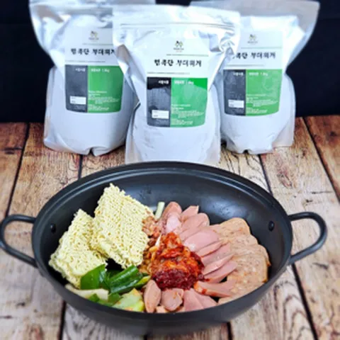 서팔식품 얼큰한햄폭탄부대찌개, 1kg, 3개