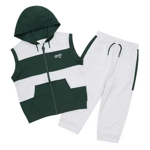 [에스핏 인천점] 24년 여름 신상품 56% 특가세일~!!39 900원 @활용성 만점의 후드집업 셋업@ (주니어)_후디 집업조끼 세트 _SJY303-MKTR12