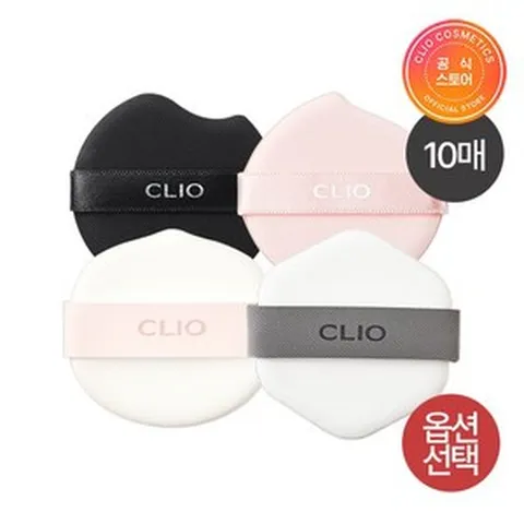 10매클리오 킬커버 쿠션 퍼프픽서/더뉴/메쉬 택1, 파운웨어 더뉴 쿠션 퍼프10EA