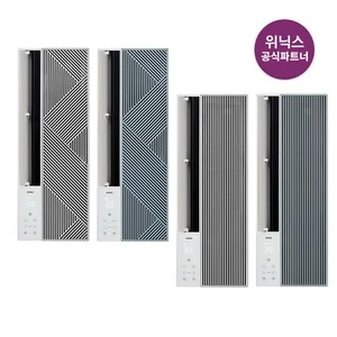 [KT알파쇼핑][공식인증점] [자가설치] 위닉스 창문형에어컨 4종 (세로형/사선형/바닐라화이트/아이시클블루), 세로형/바닐라 화이트 {EWIE067-MWK}