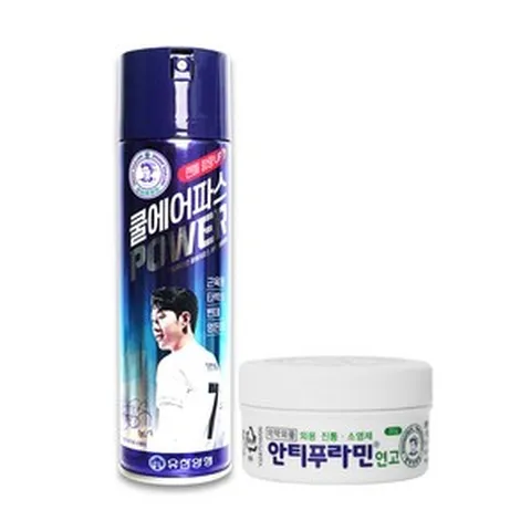 안티푸라민쿨에어파스파워에어로솔 250ml + 안티푸라민연고 30g, 1세트