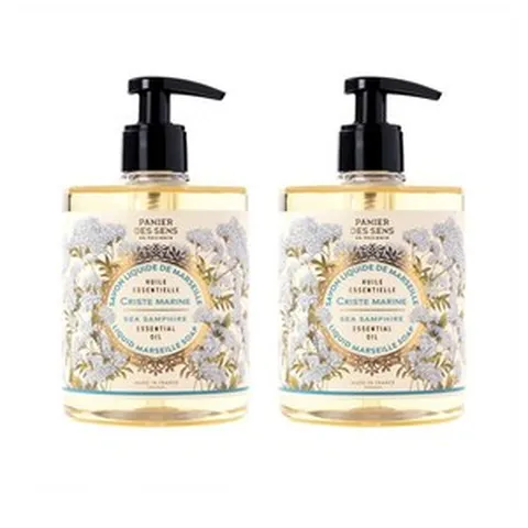 Panier des Sens Liquid Marseille Soap 빠니에데썽스 리퀴드 마르세유 솝 크리스트 마린 500ml 2팩, 2개