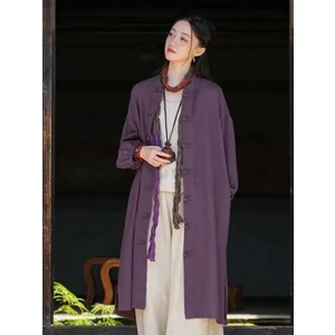 여성 바바리 싱글트렌치코트 봄 가을 빅사이즈 아우터