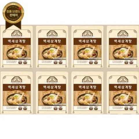 삼계탕 특산 백세 8팩 총 8kg [원산지:국산]