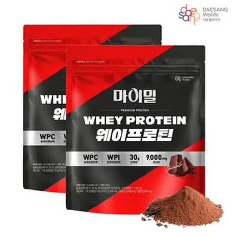 대상웰라이프 마이밀 웨이프로틴 (1kg x 2팩), 단품