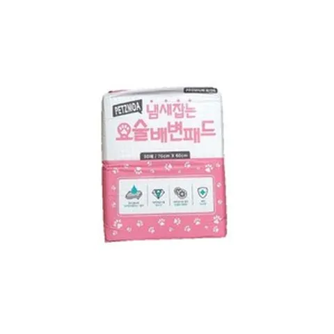 [대형패드구성] 냄새잡는 요술배변패드 프리미엄 와이드 (총 200매), 4개, 50매