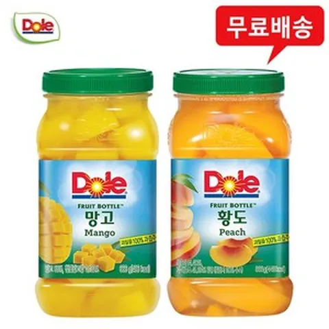 Dole 돌 후룻바틀 망고1개+황도1개