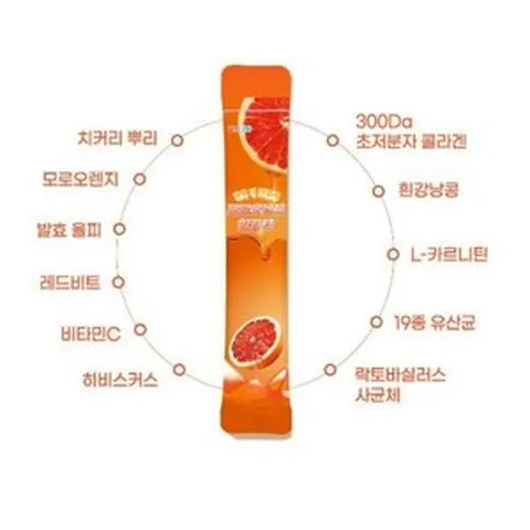 딥트 3일 버닝티 10포 3종 10일분 모로오렌지복숭아애플, 애플 10포