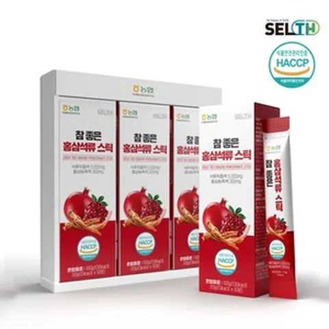 참좋은 홍삼 석류 스틱 (10gx10포)x3입 선물세트, 300g, 1박스