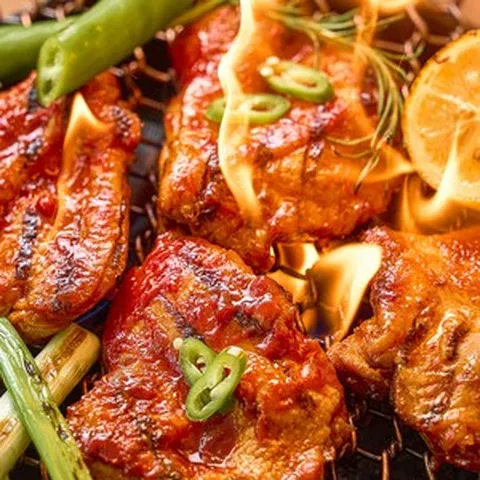 쉐프컬렉션 청양풍매콤 순살닭다리구이 130g, 1개