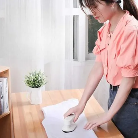 무선 전기다리미 USB 전기 핸디스타일러 가정용 다기능 미니, 흰색(표준)30분간2단계조절