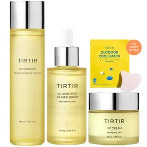 [최신정품] 티르티르 VC 에센스 기초 세트 환하게 빛나는 피부를 위한 첫 단계, 1세트