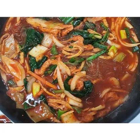 군산 맛있는 유명한 달인 매운잡채 보통맛 2팩 4팩, 2개