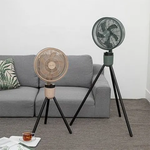 [슈퍼HOT][AGK] 이젤 무선 TRIPOD 인테리어오브제 BLDC 서큘레이터 AGKF-3200, 올리브그린