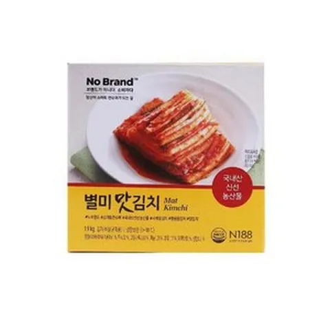 노브랜드 별미 맛김치1.9KG 종이박스포장
