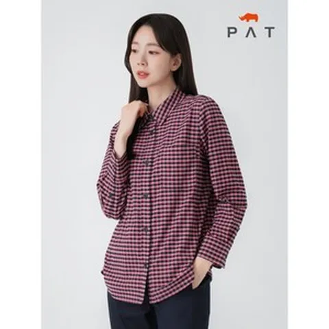 PAT 베이직 잔체크 아우터형 셔츠 1I61508