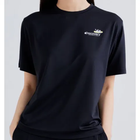 디스커버리 반팔 티셔츠 여성 핫썸머 백그래픽