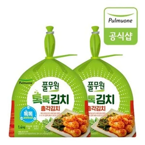 풀무원 톡톡김치 총각김치 1.4kg x 2봉, 1개