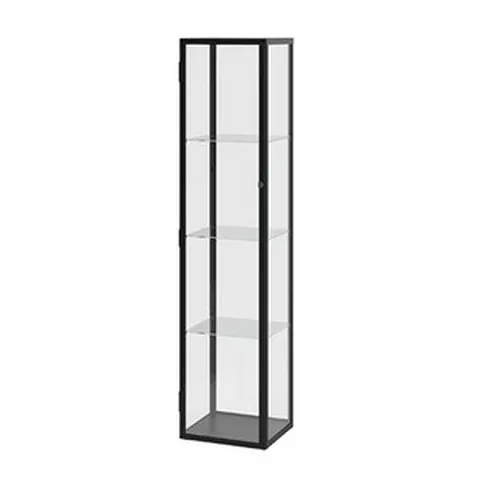 무료조립 이케아 DETOLF 데톨프 유리장식장 - 배송비 착불 5만원 서울및 수도권 일부지역 무료조립 판매자가 월드트레이딩 판매상품입니다, 블랙브라운(서울 수도권만배송및무료조립가능합니다.)