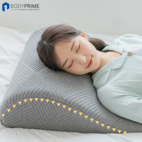 바디프라임 역류성 식도염 베개 위산 역류 방지 식도 완화 상체 베개, 1개