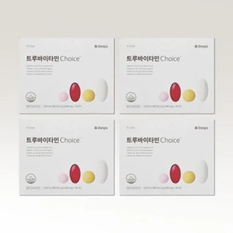 덴프스 트루바이타민 초이스 4박스 4개월분 필수 영양제, 55.2g